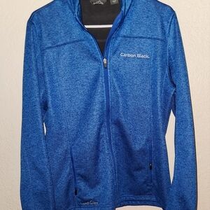 EDDIE BAUER Carbon Black Mens Sz L  Thermal Zip Jacket